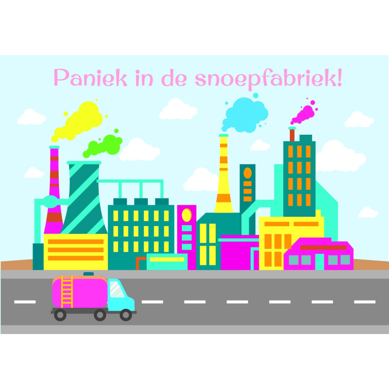 "Paniek in de snoepfabriek" escape game voor kinderen
